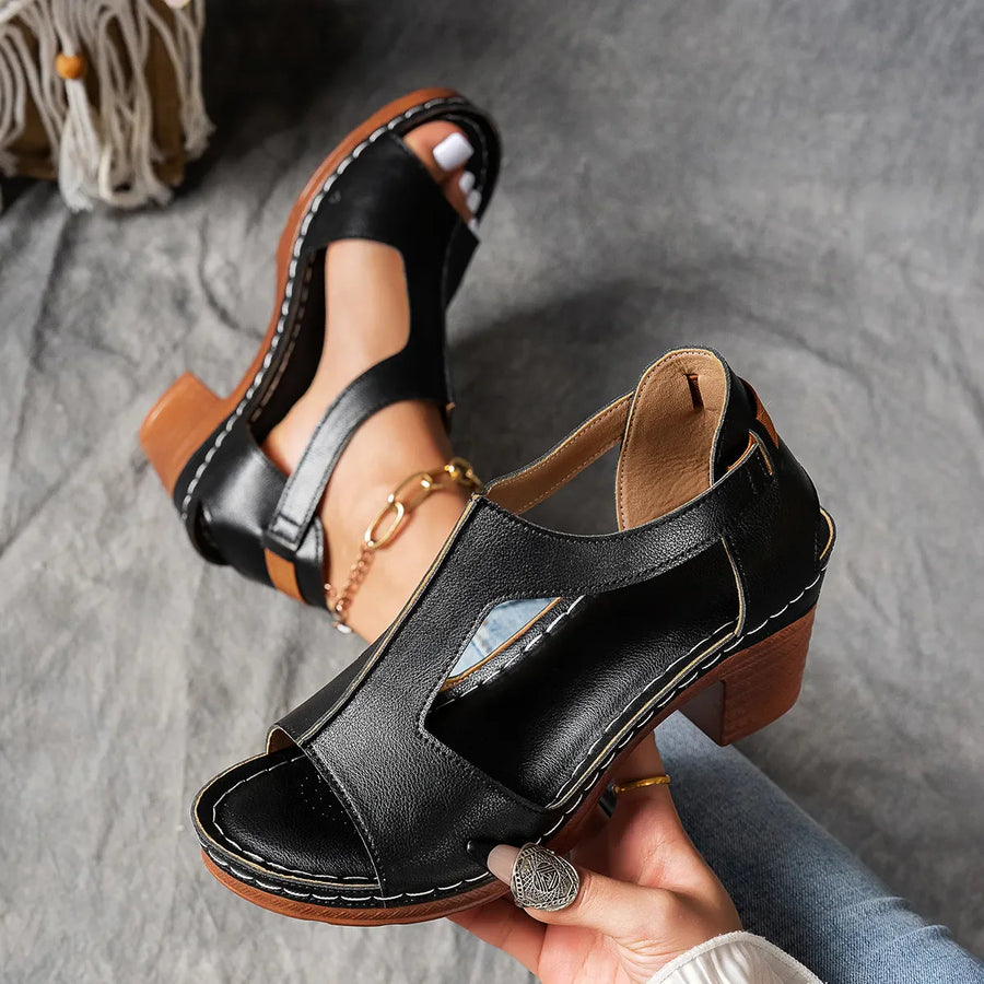 Pennylane Orthopedic Block-Heel Sandal