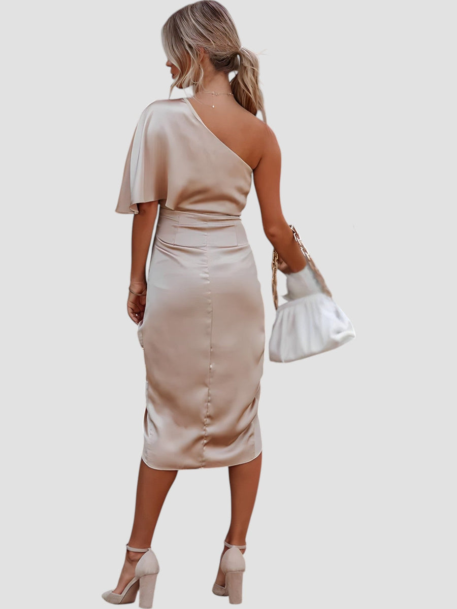 Natascia One-Shoulder Dress