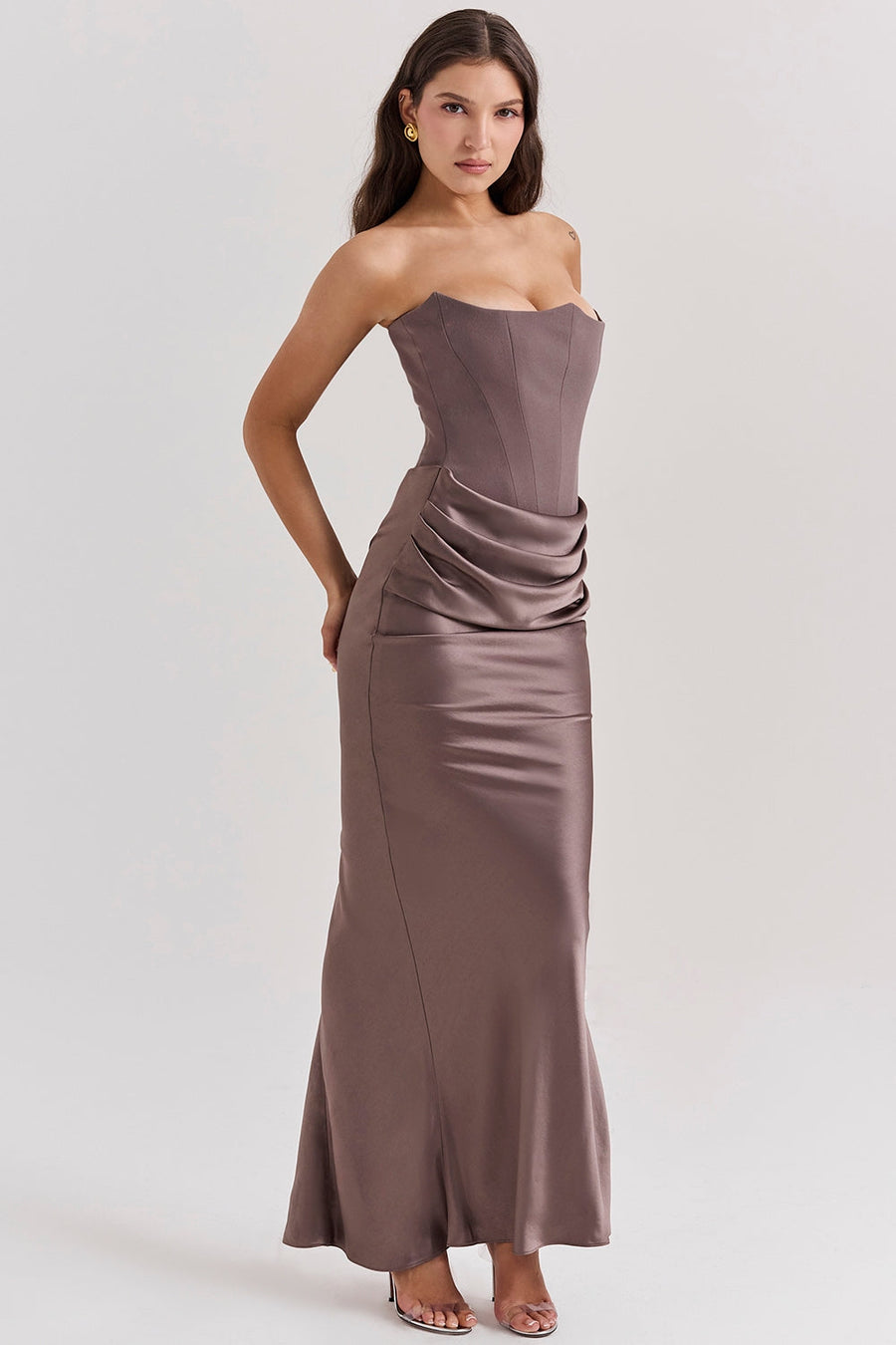Elena Luxurious Maxi Dress in Premium Soft Fabric