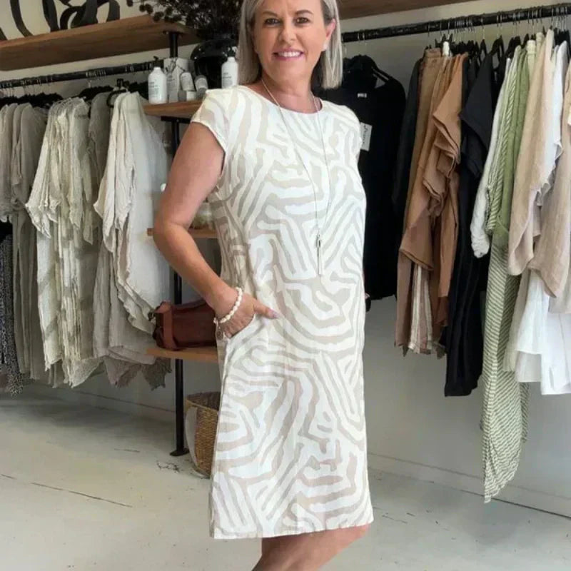 Alma | Blumiges Boho-Kleid