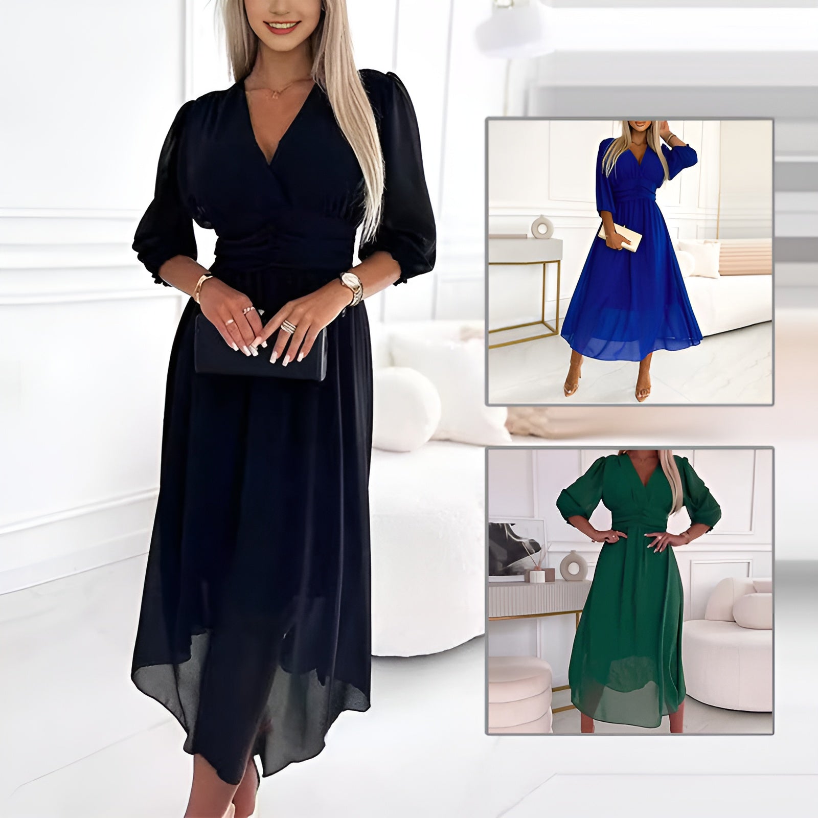Vickie™ | Luftiges Seidenkleid