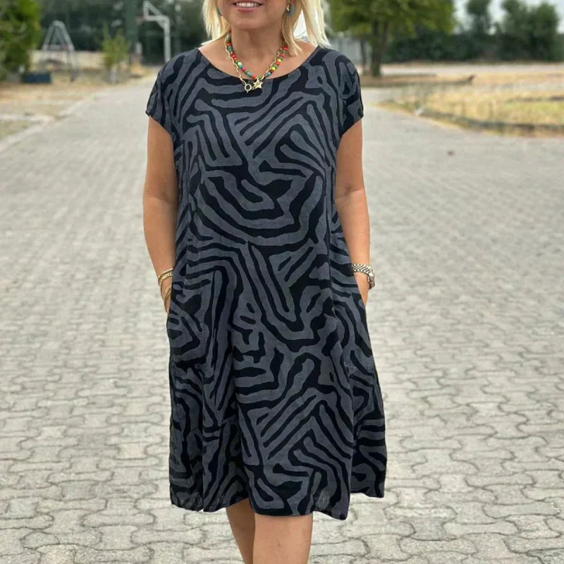 Alma | Blumiges Boho-Kleid
