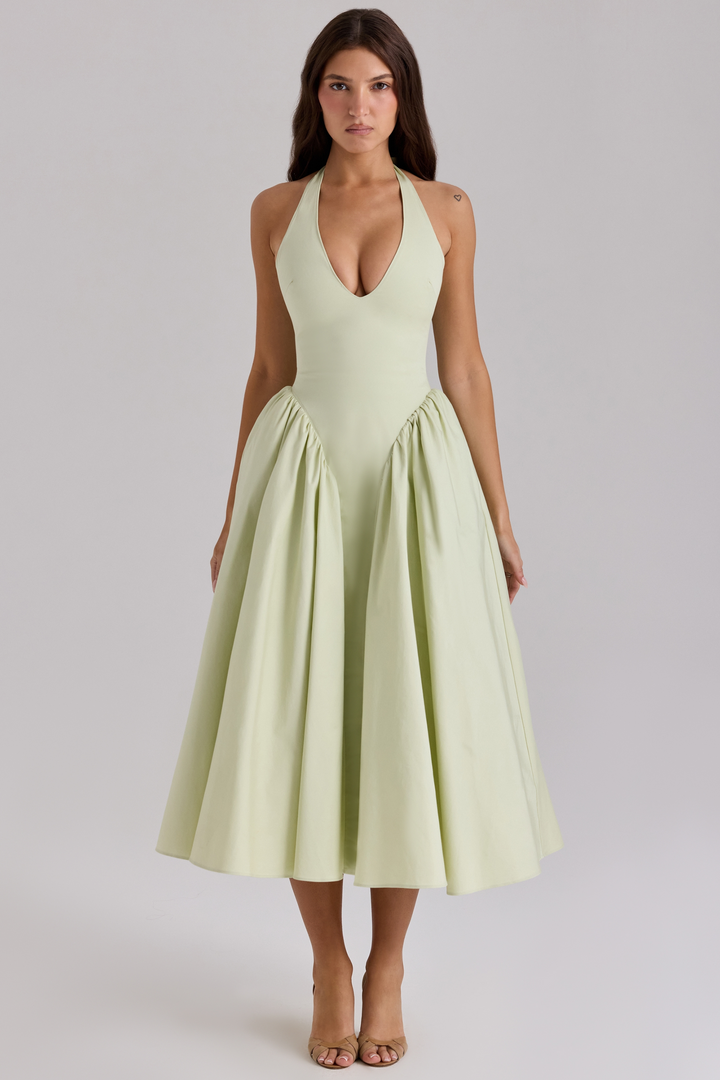 Liana™ | Gerafftes Midikleid