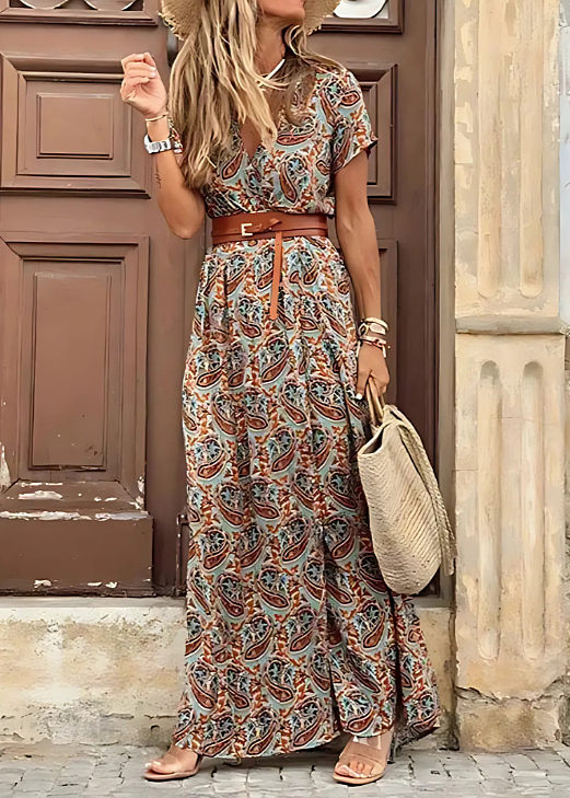 Vera – Elegantes Boho-Maxikleid