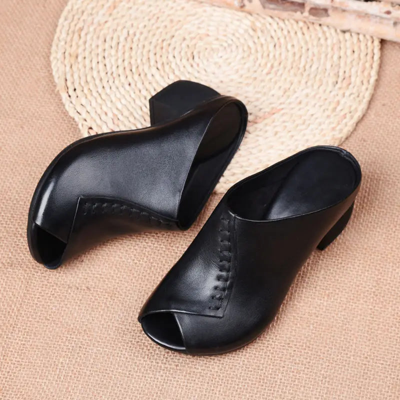 Stevie™ | Leder Komfort Sandalen