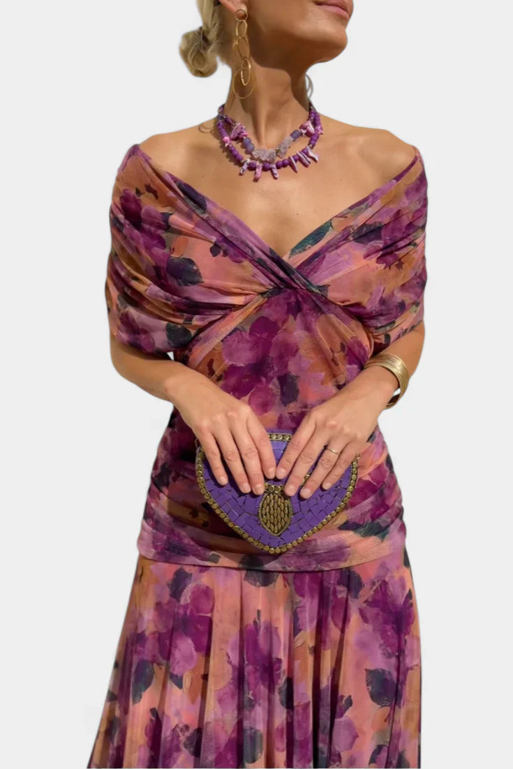 Selma | Blumenprint-Kleid der Leichtigkeit