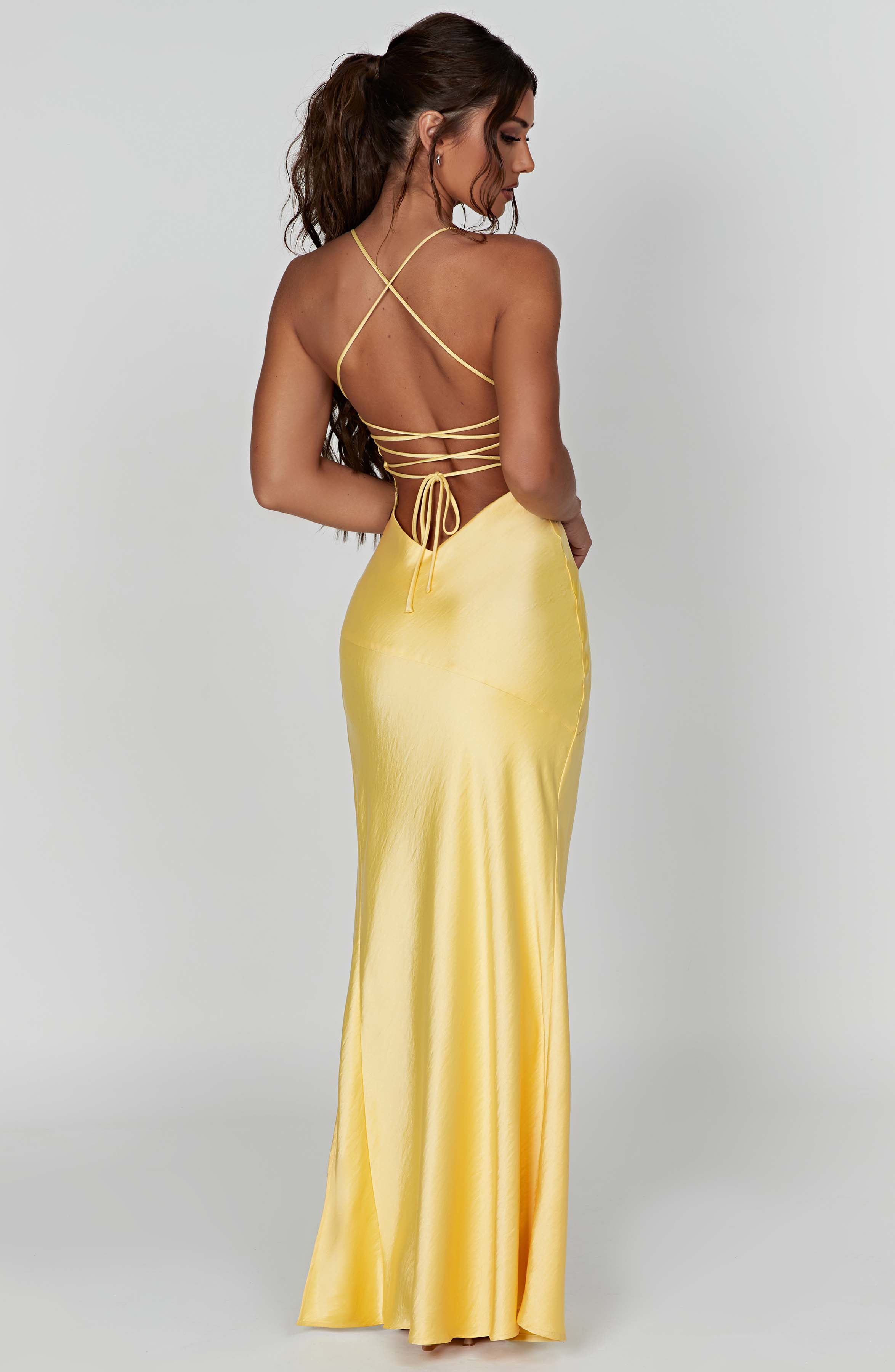 Meliva™ | Maxikleid mit hohem Schlitz