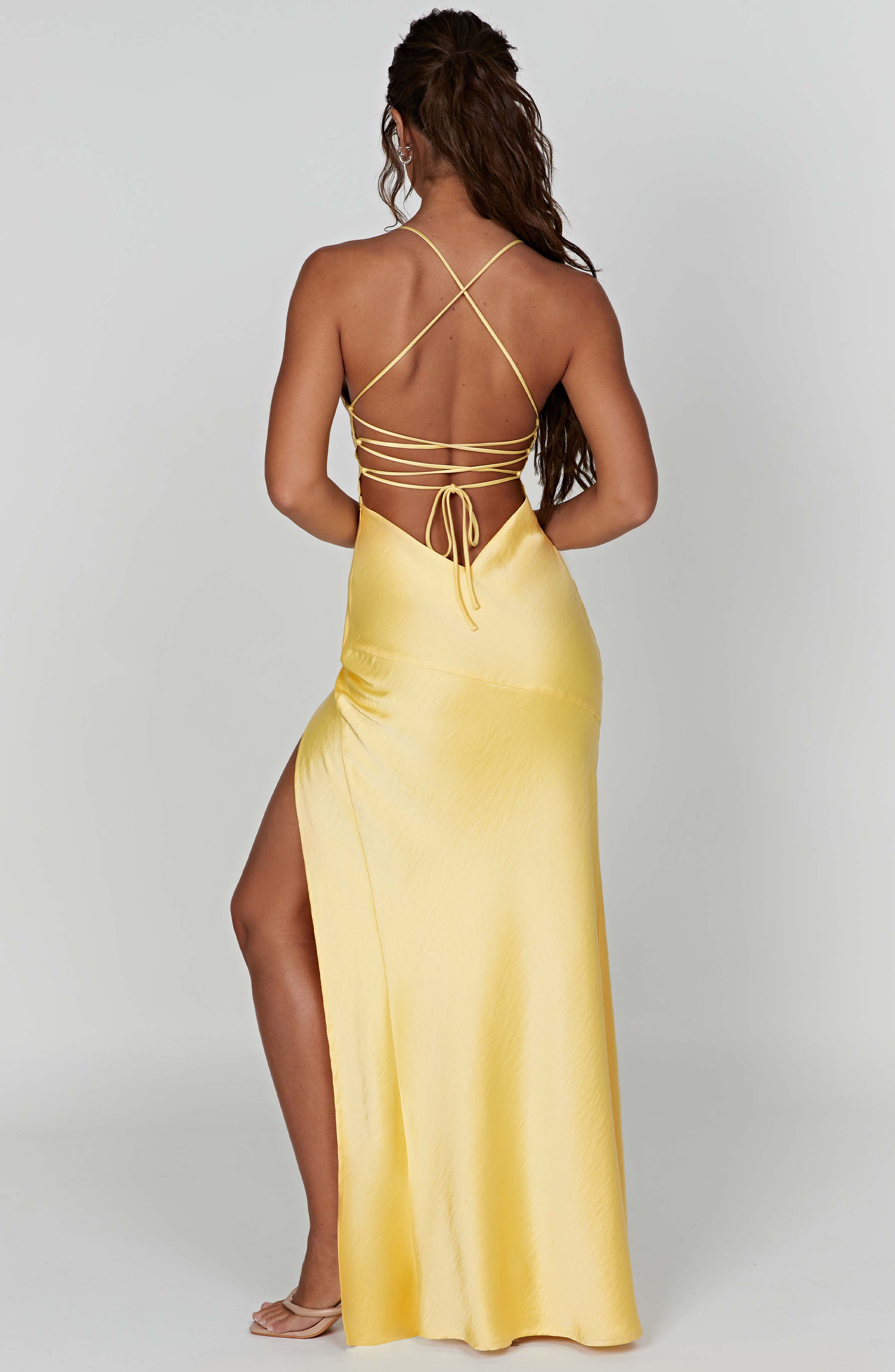 Meliva™ | Maxikleid mit hohem Schlitz
