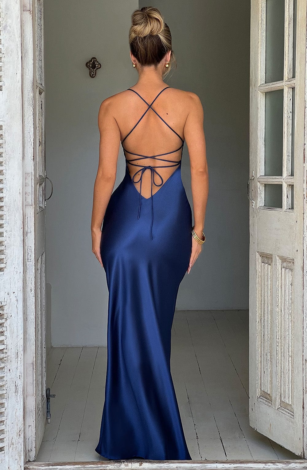 Meliva™ | Maxikleid mit hohem Schlitz