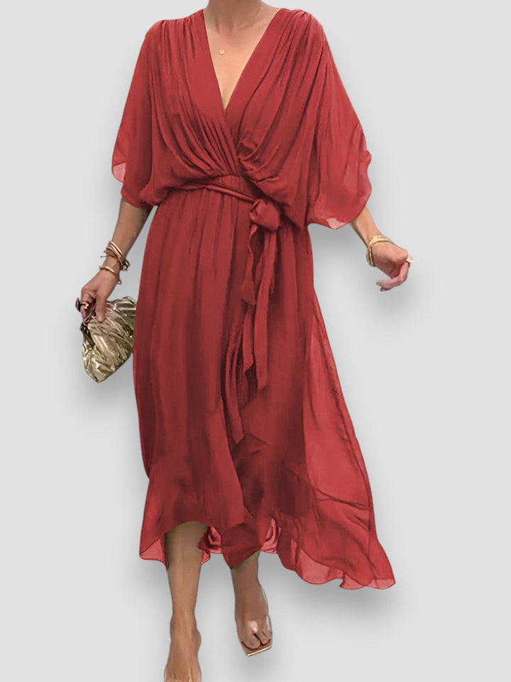 Carmen | Kleid mit V-Ausschnitt