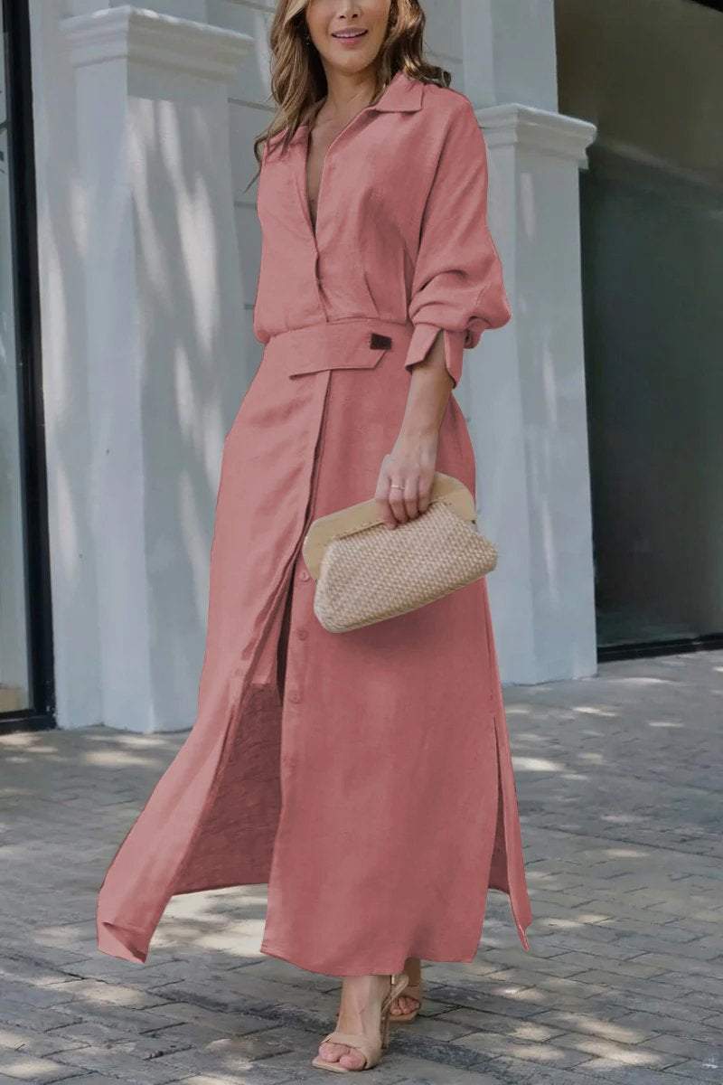 Wiola™ | Fließendes langes Kleid