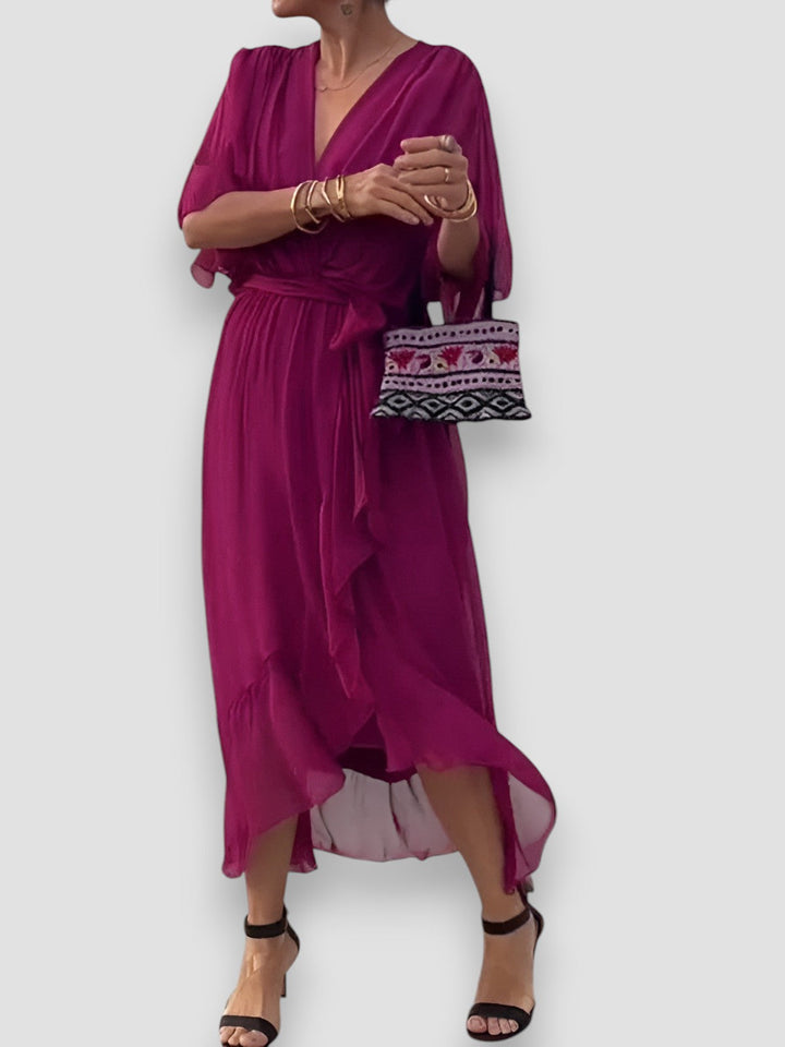 Carmen | Kleid mit V-Ausschnitt