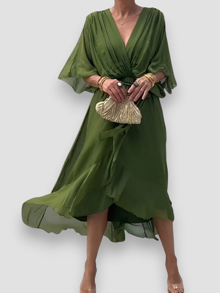Carmen | Kleid mit V-Ausschnitt