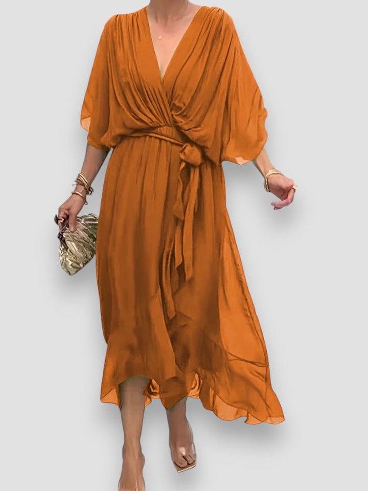 Carmen | Kleid mit V-Ausschnitt