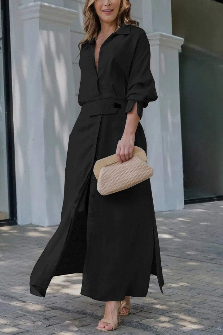 Wiola™ | Fließendes langes Kleid