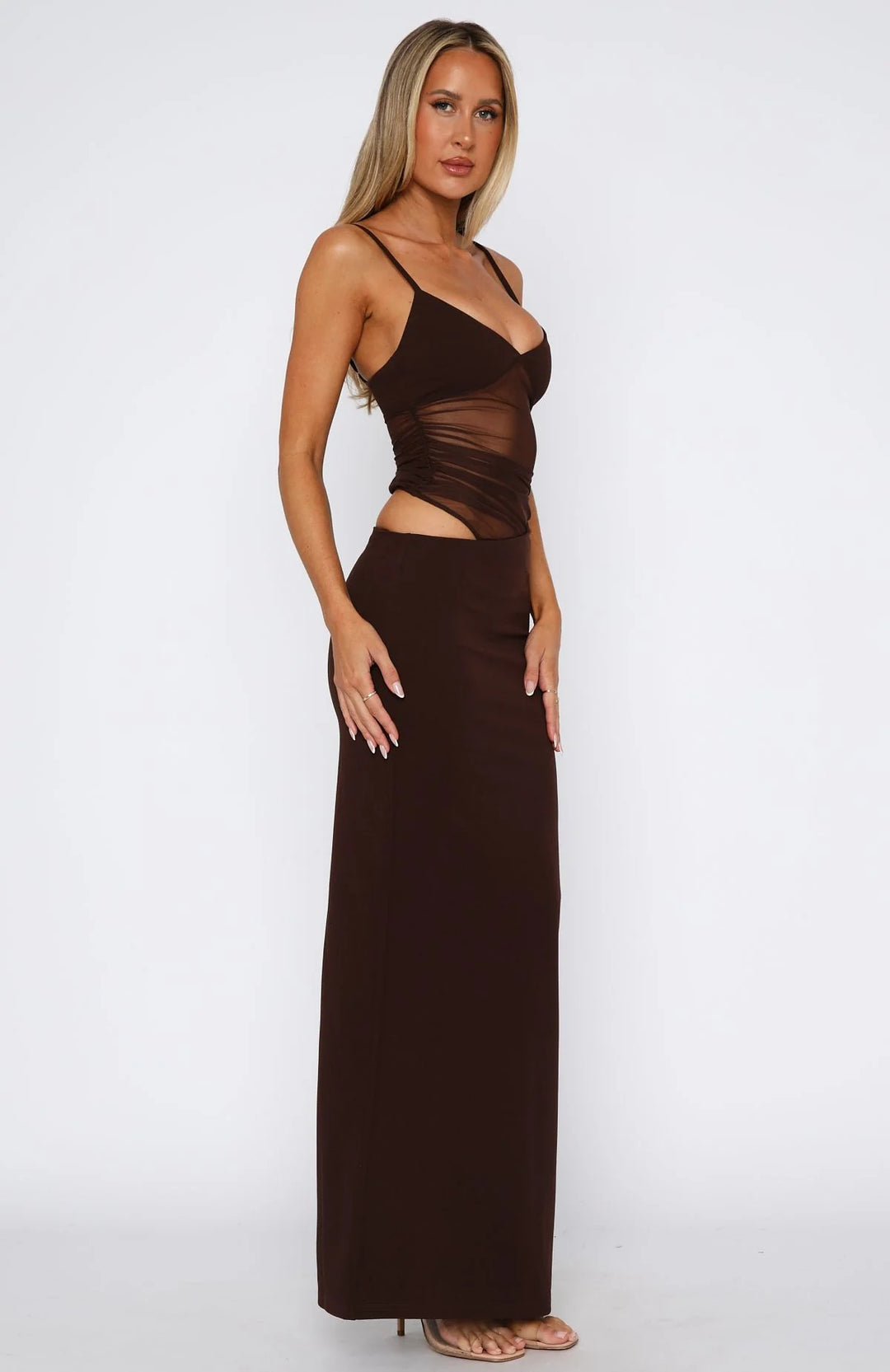 Naiara | Maxi-Kleid mit Cut-Outs