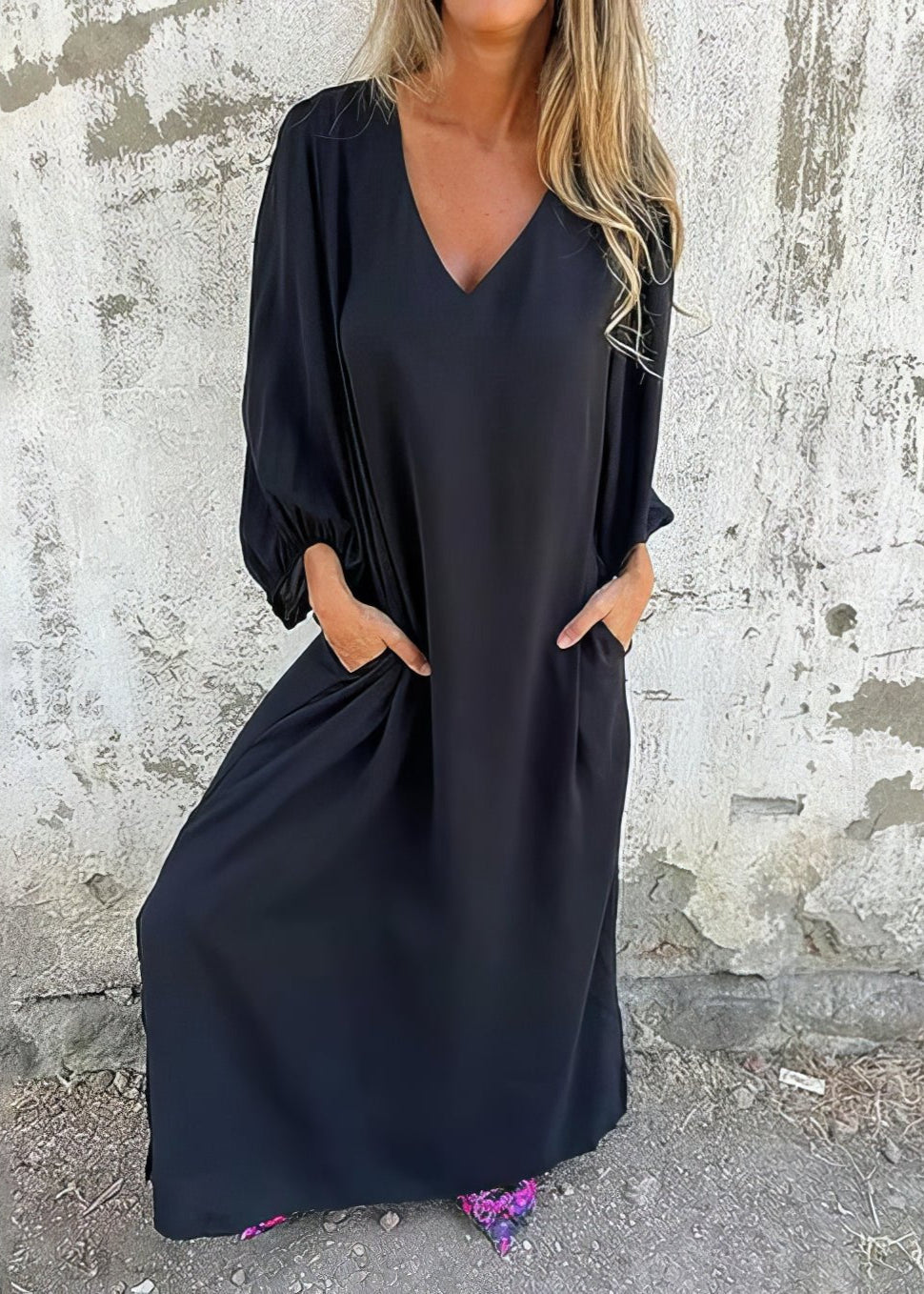 Joyce | Hübsches Boho-Kleid mit Taschen