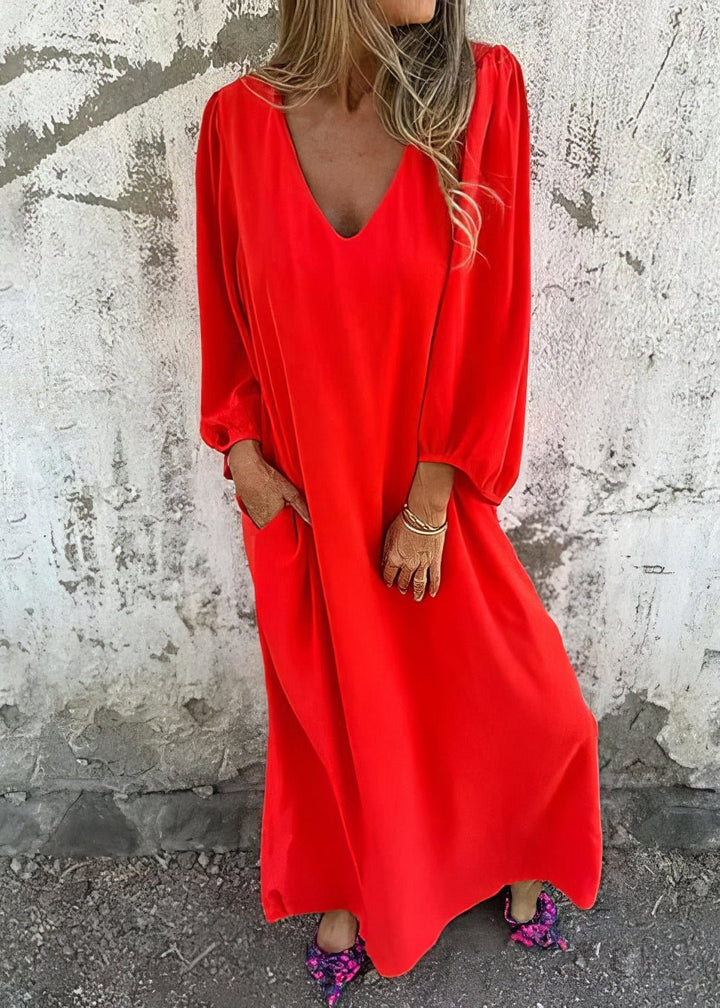 Joyce | Hübsches Boho-Kleid mit Taschen