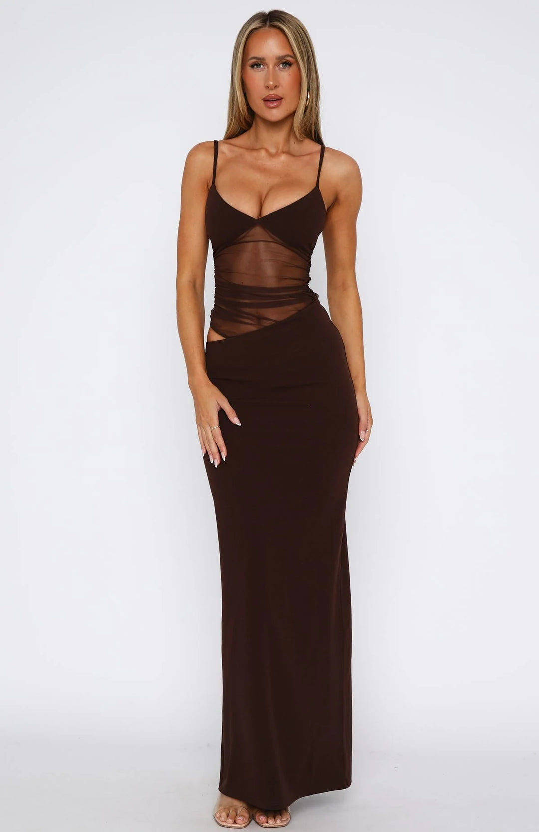 Naiara | Maxi-Kleid mit Cut-Outs
