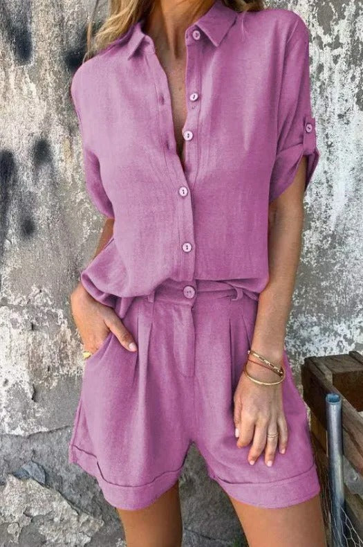 Kinsley™ | Sommerliches Set aus Leinenstoff