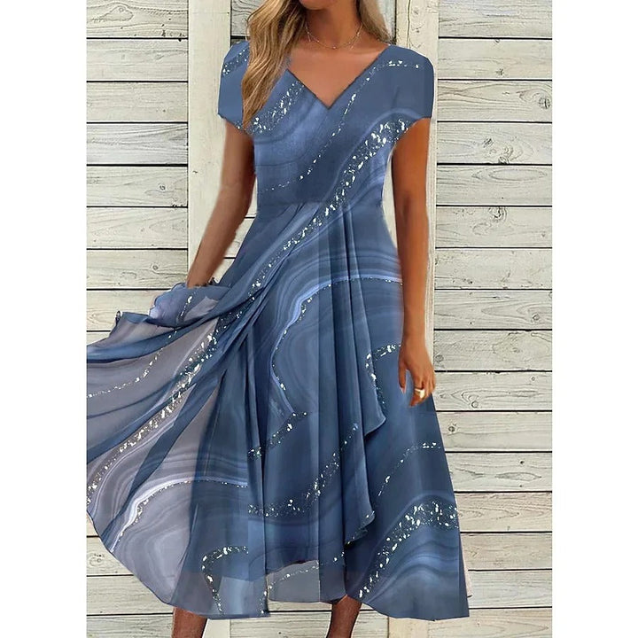 Eliana™ | Elegantes Kleid mit V-Ausschnitt