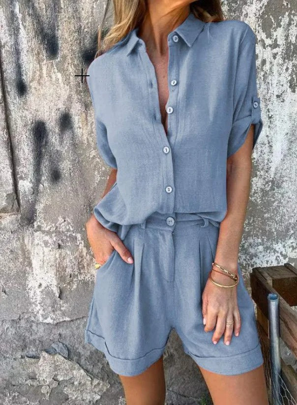 Kinsley™ | Sommerliches Set aus Leinenstoff