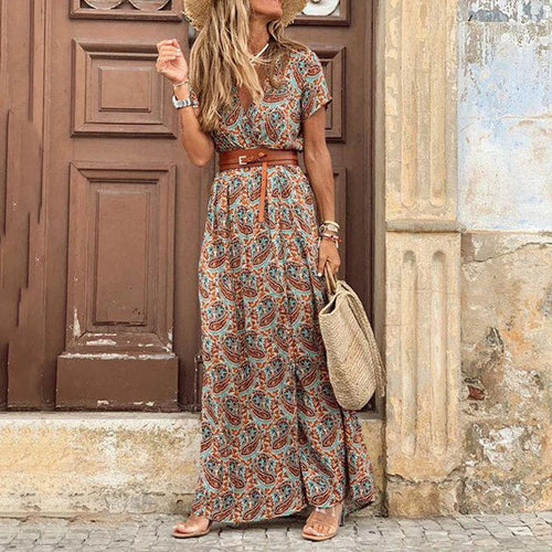 Mabel Boho Ibiza Maxi Dress
