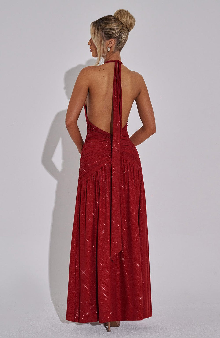 Solene Draped Maxi Dress