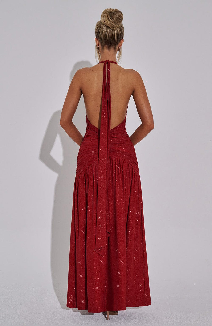 Solene Draped Maxi Dress