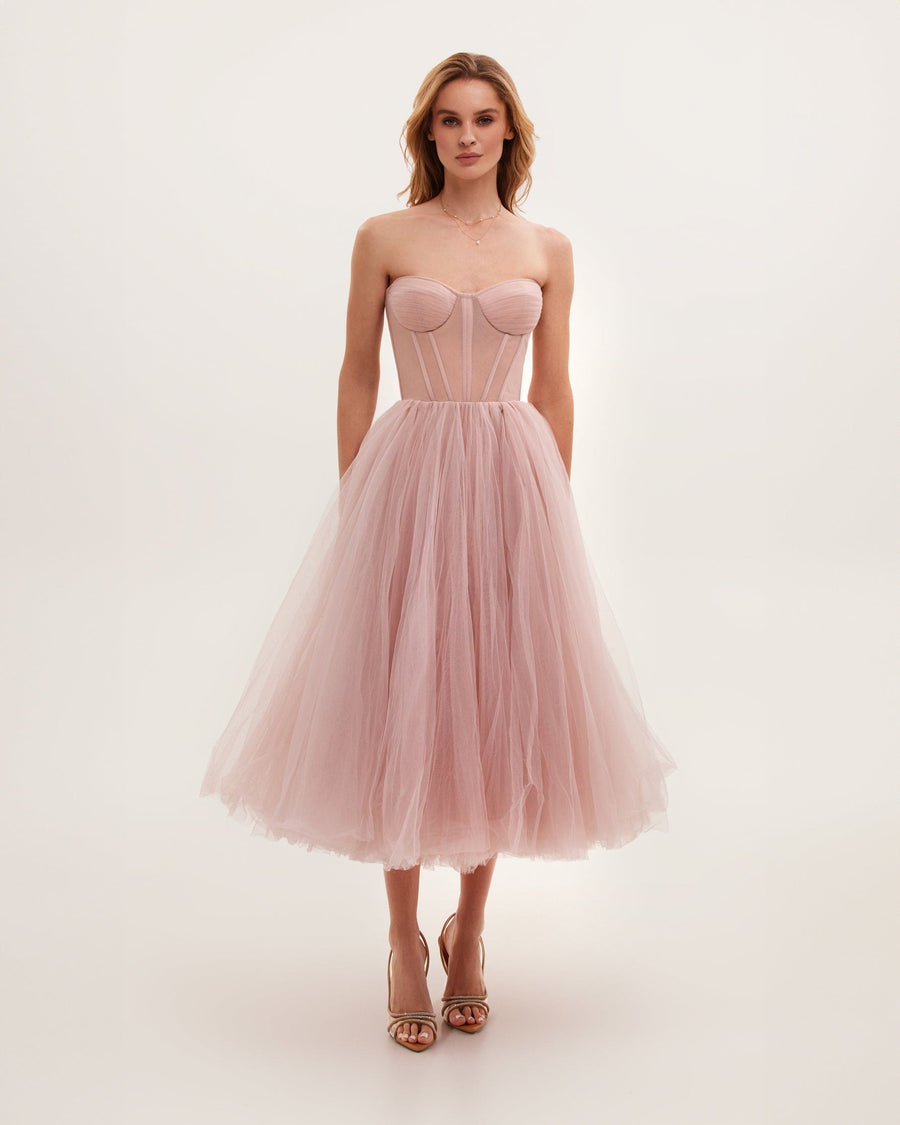 Monica Sculpted Corset Gown
