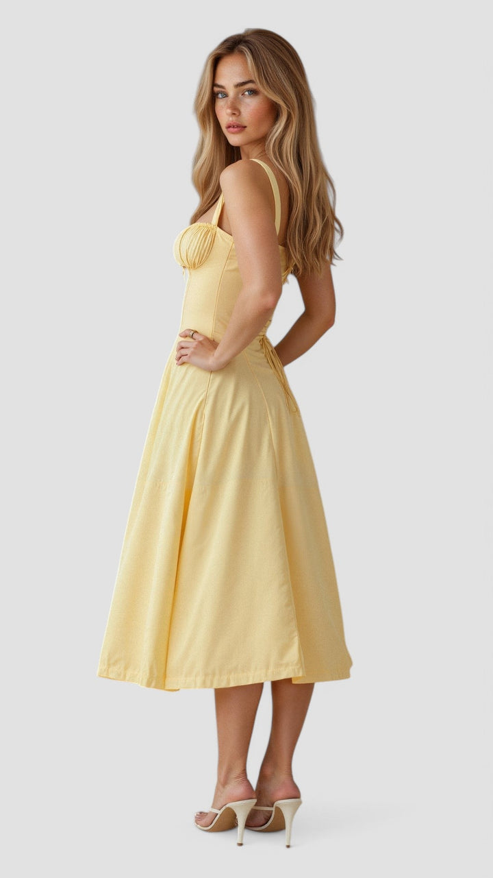 Cianna | Midikleid mit Korsett