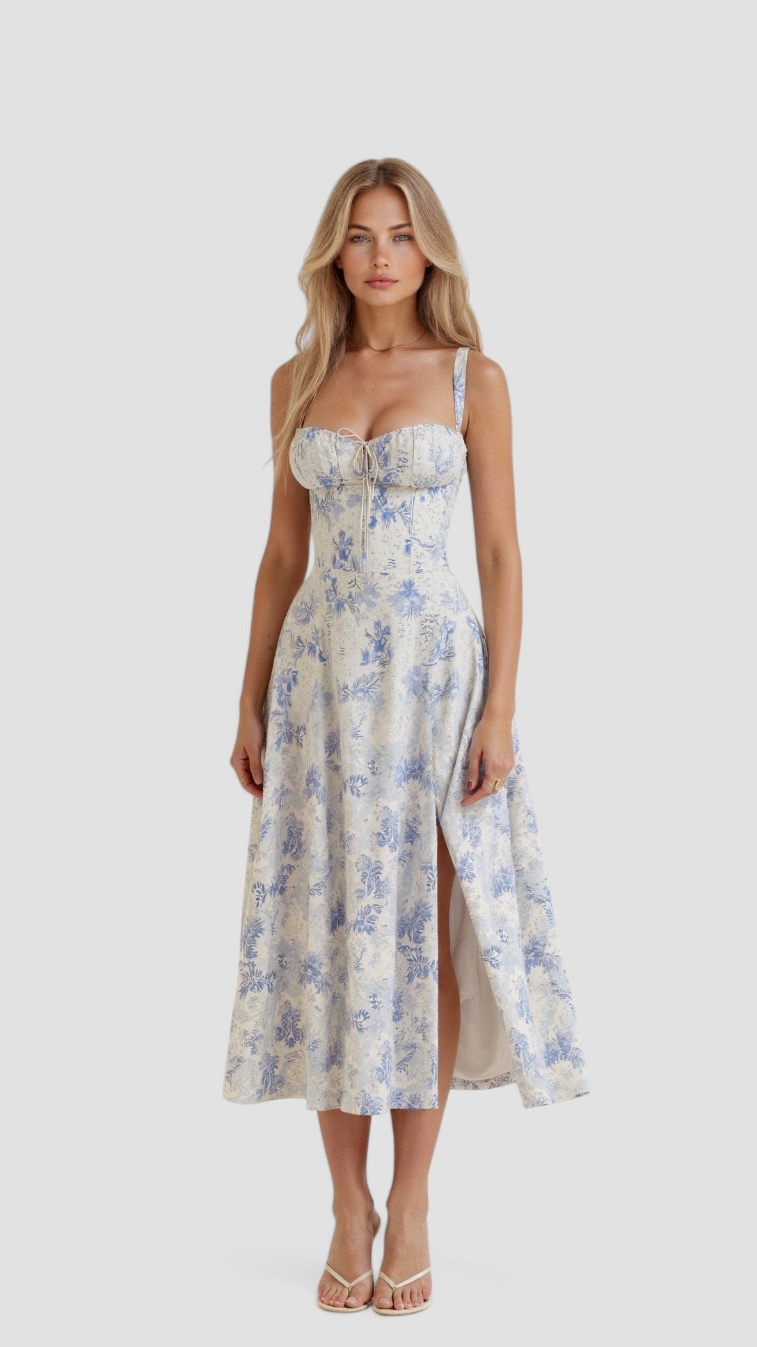 Cianna | Midikleid mit Korsett