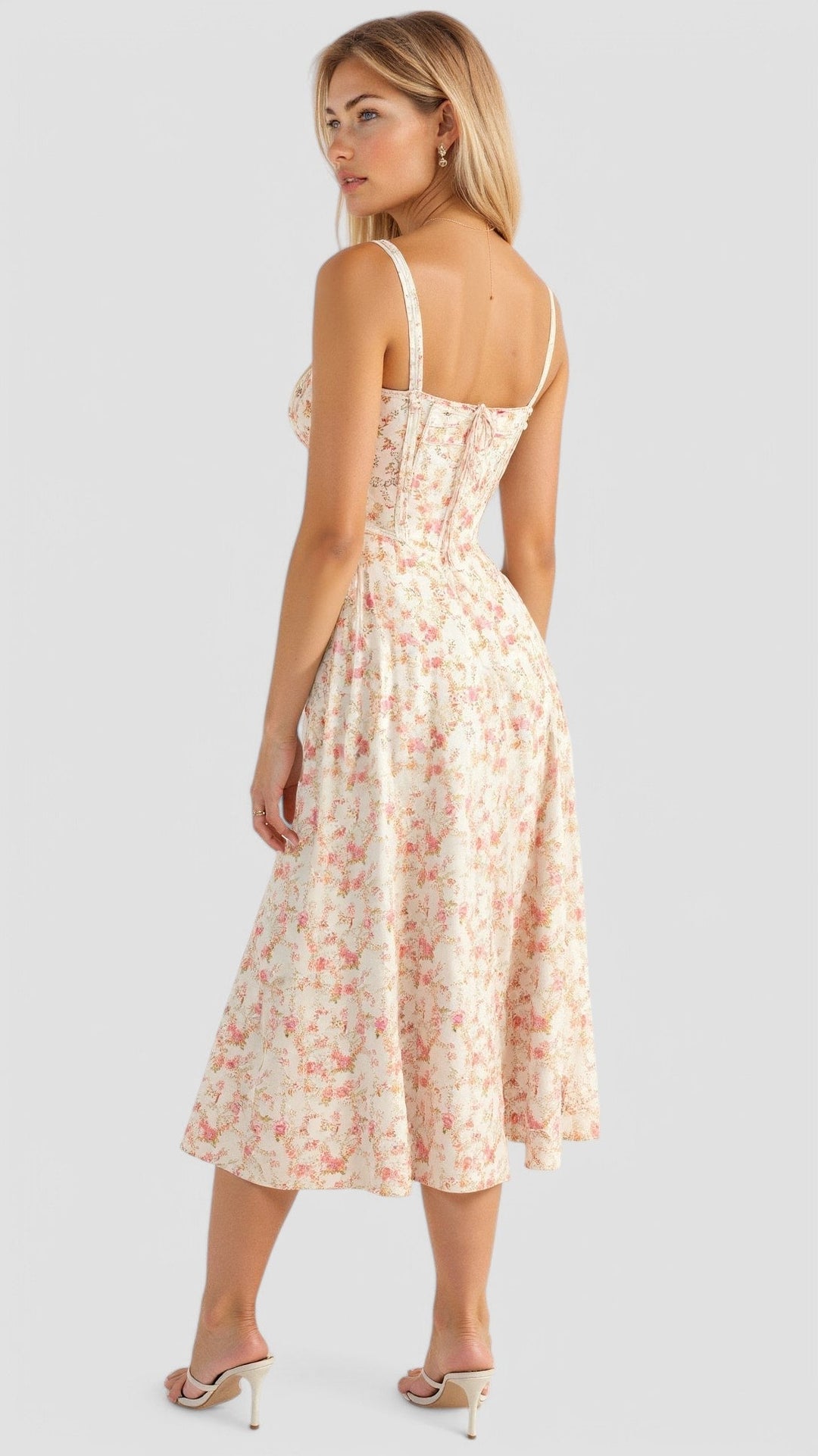 Cianna | Midikleid mit Korsett