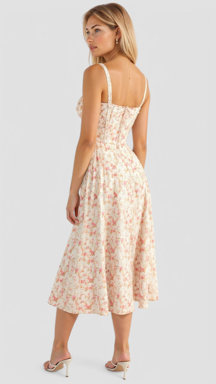 Cianna | Midikleid mit Korsett