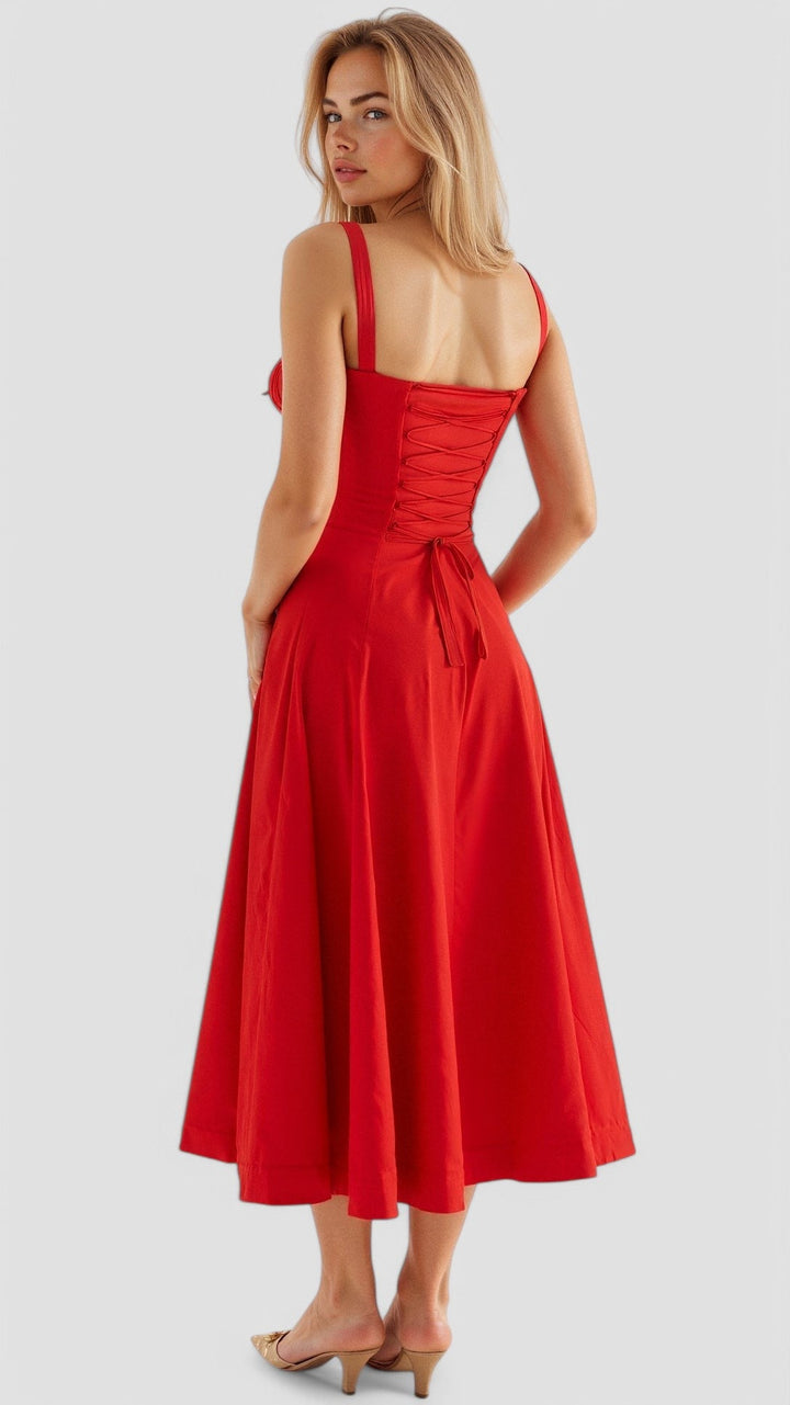 Cianna | Midikleid mit Korsett