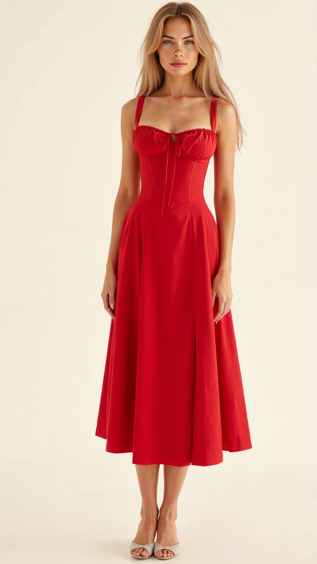 Alina | Elegantes Taillenkleid – Figurbetont & schick
