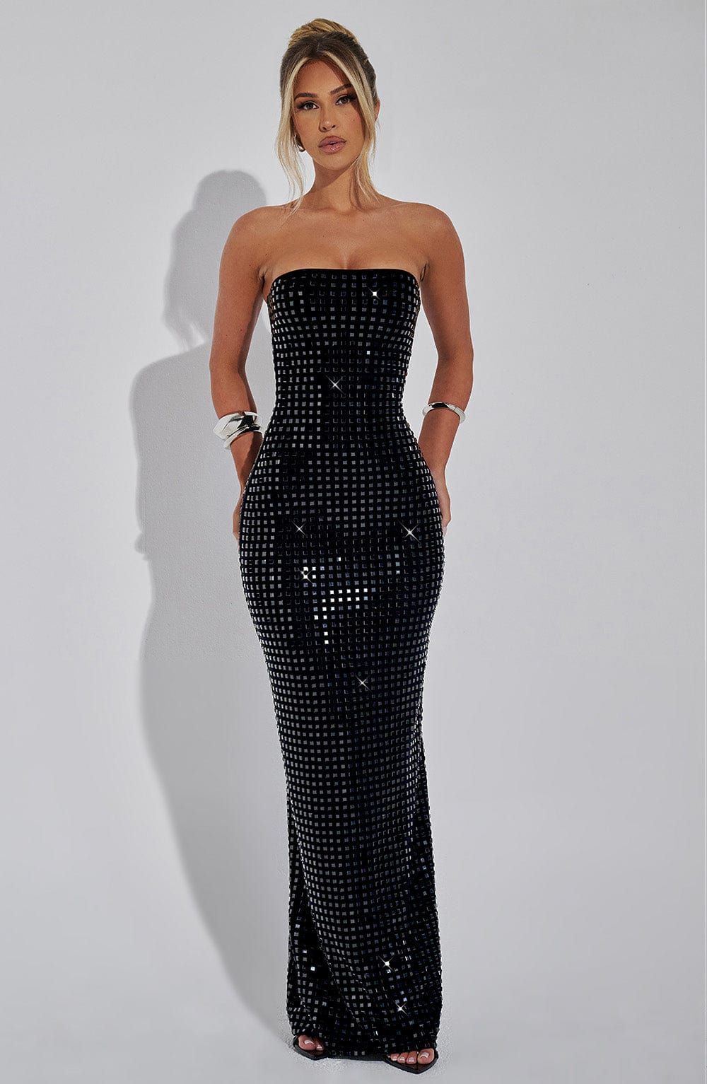 Aurelessa™ | Pailletten-Maxikleid