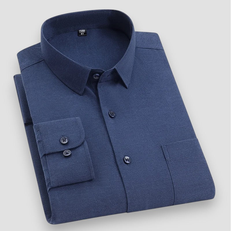 Nils Cotton Button-Down Shirt
