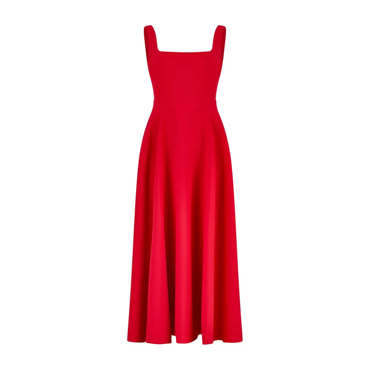 YARA-BELLE | Midikleid mit hoher Taille