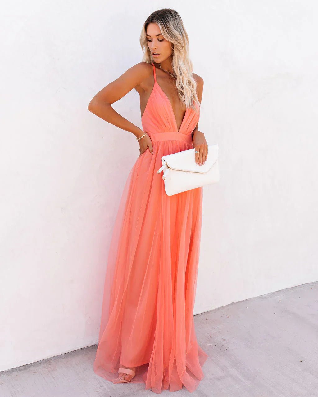 Maxikleid 'Petal Dust'