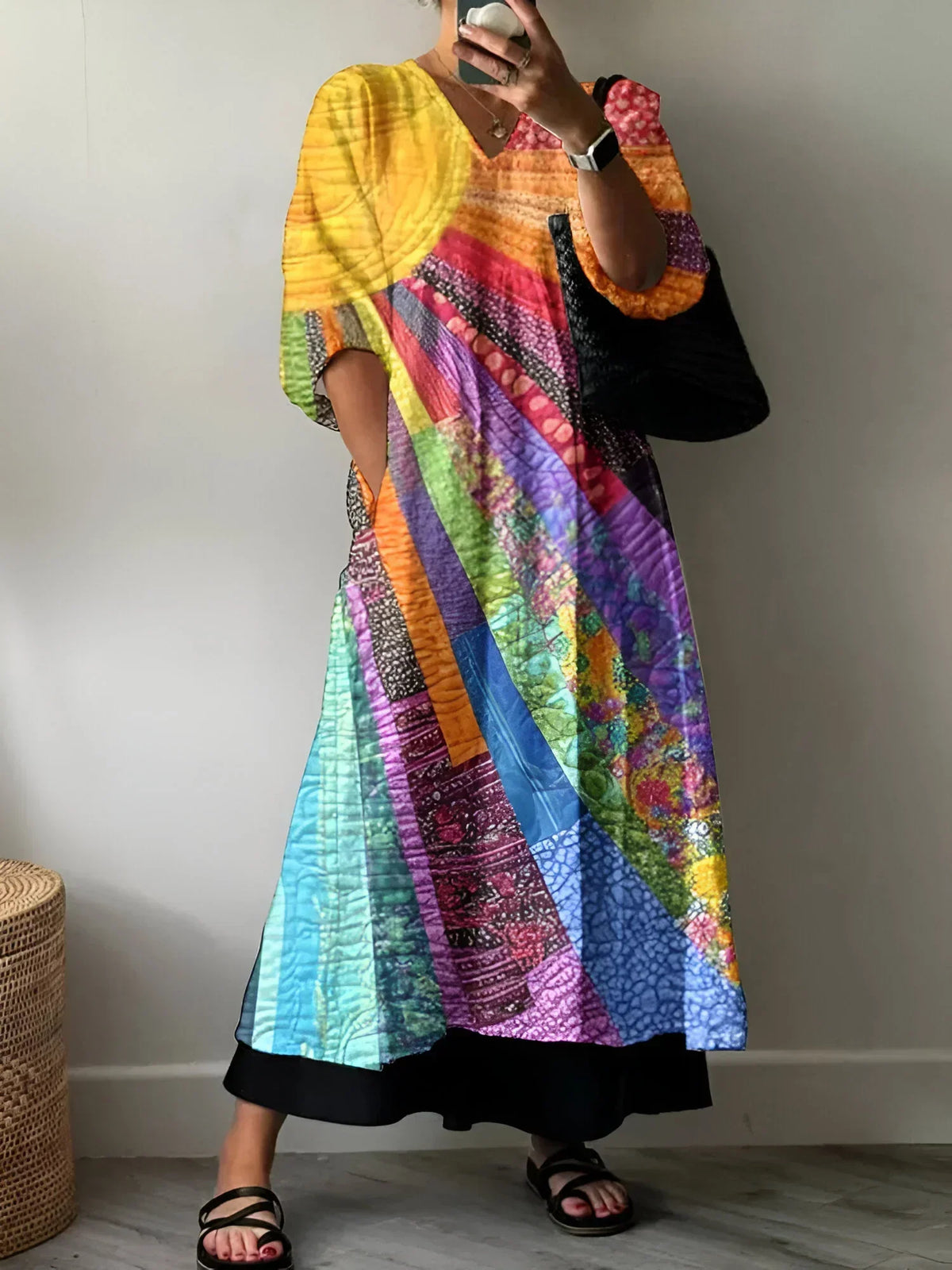 Romy – Kleid in Farbharmonie