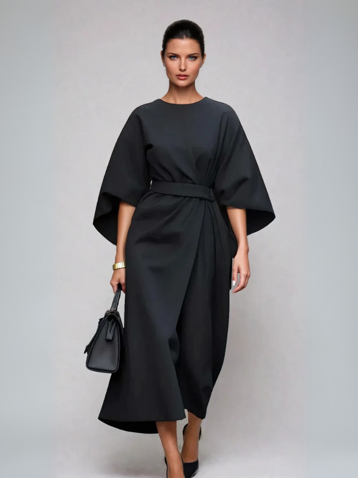 IONE | Maxikleid mit Laternenärmeln