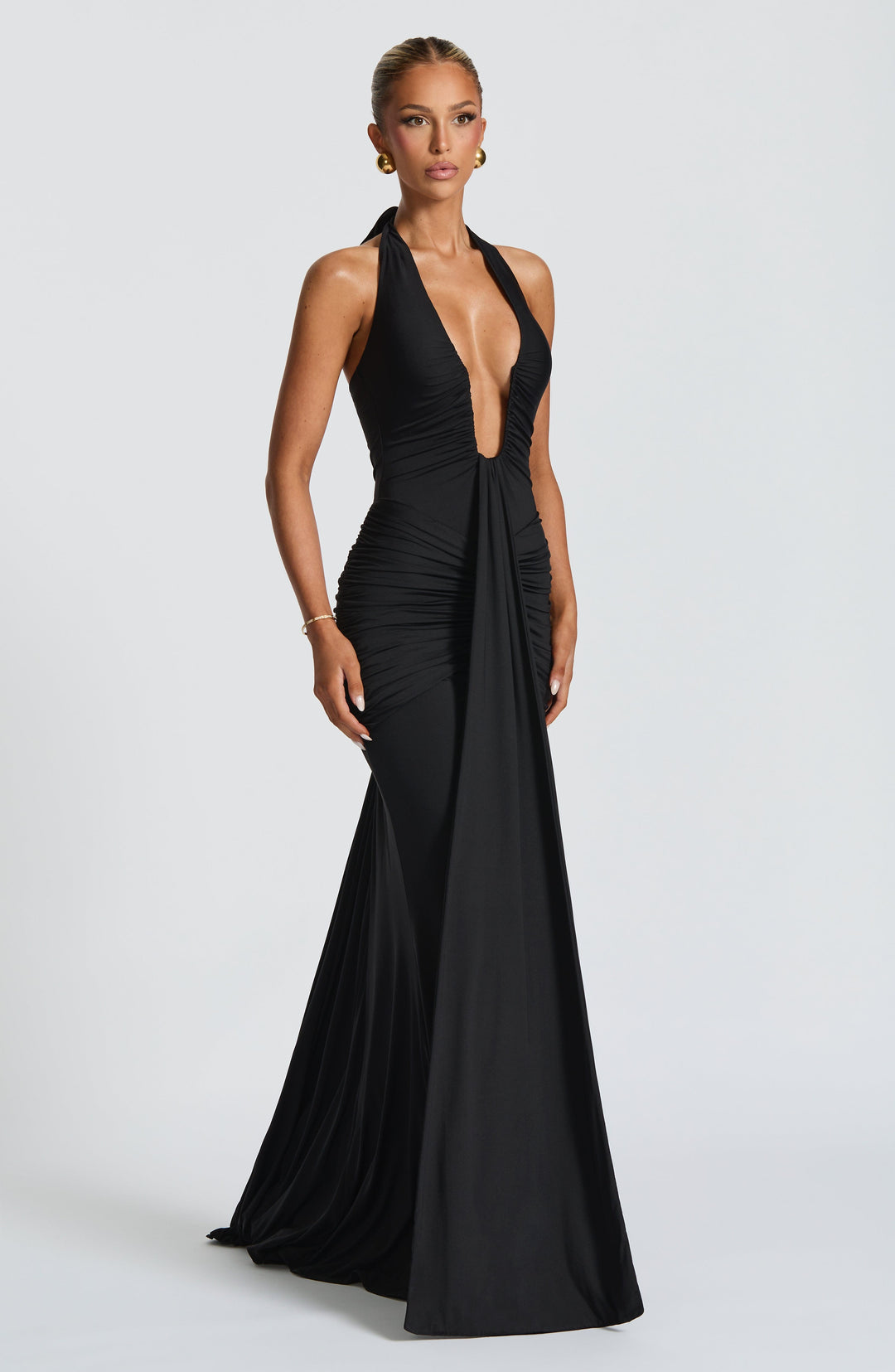 Bria | Fließendes Maxikleid Whisper Trail