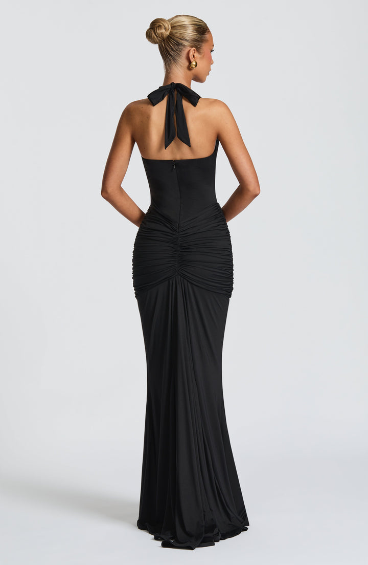 Bria | Fließendes Maxikleid Whisper Trail