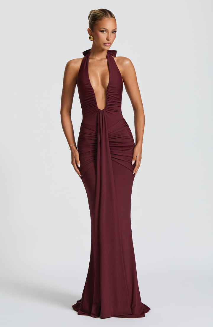 Bria | Fließendes Maxikleid Whisper Trail