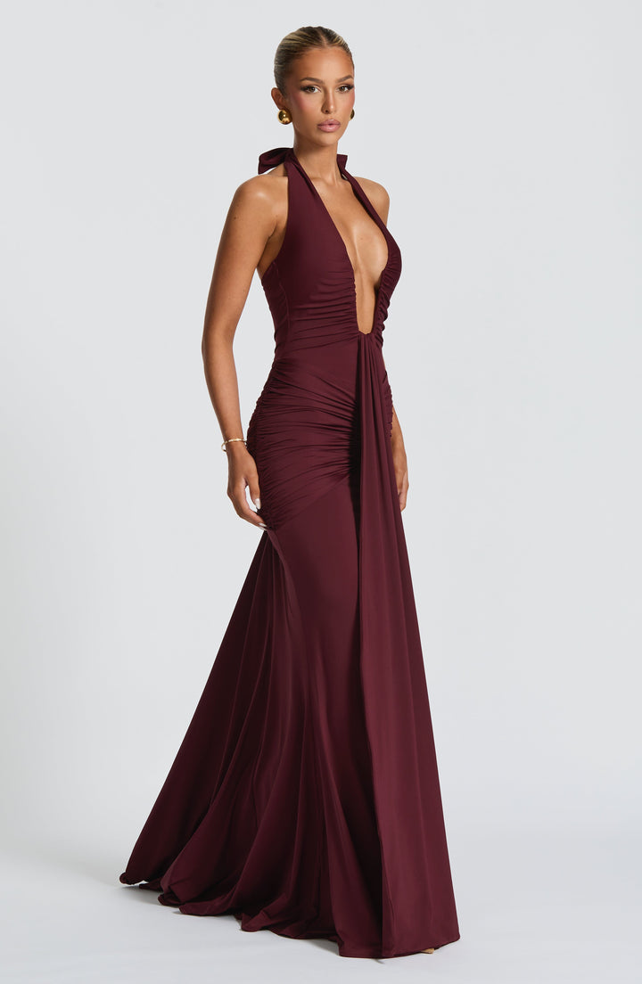 Bria | Fließendes Maxikleid Whisper Trail