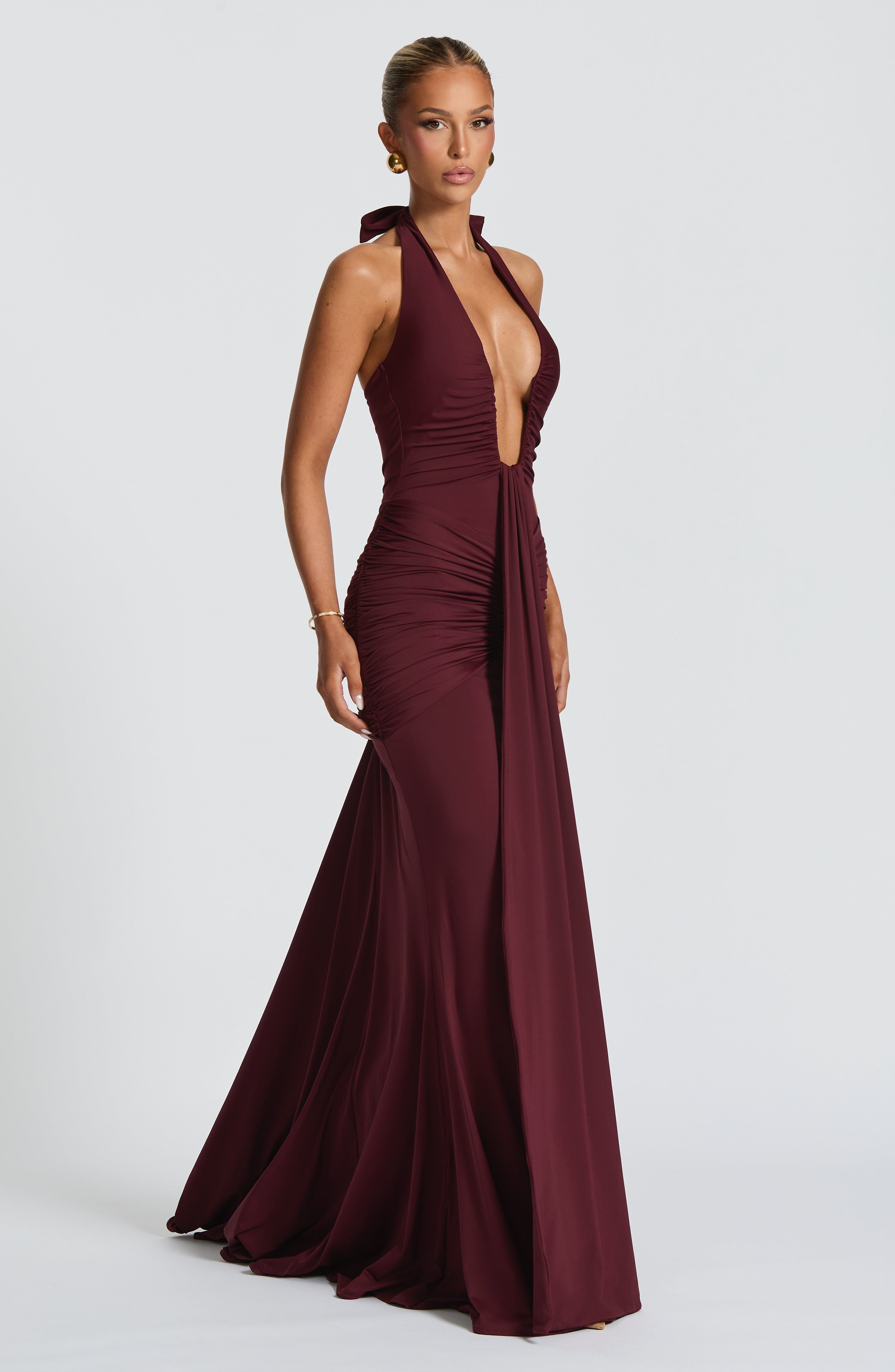 Bria™ | Fließendes Maxikleid Whisper Trail