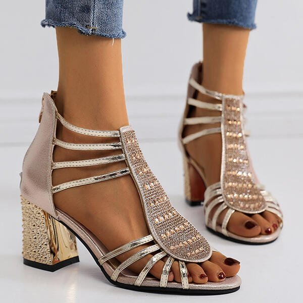 Abigail | Graziöse Komfort High Sandalen