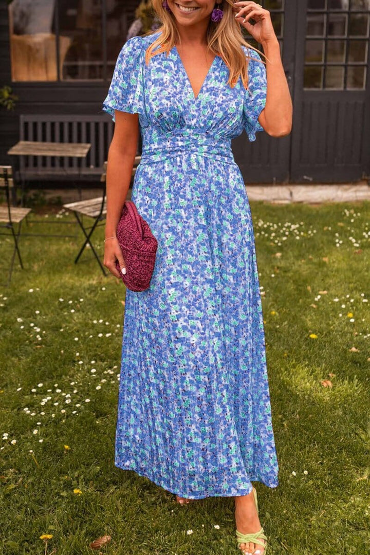 Sandra™ – Elegantes Maxikleid mit V-Ausschnitt