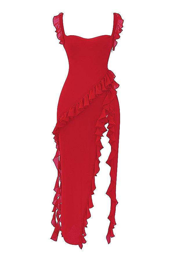 Venara™ | Kleid mit hohem Schlitz